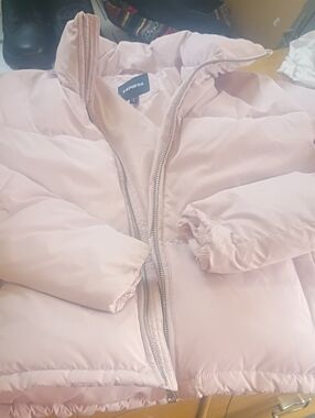 Express Women's Light Pink Puffer Jacket